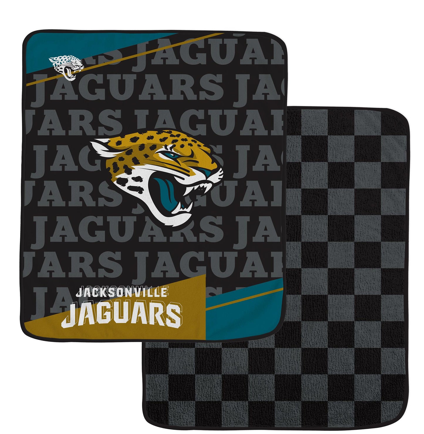 NFL Diagonal Ghost Checker 60x70 Blanket