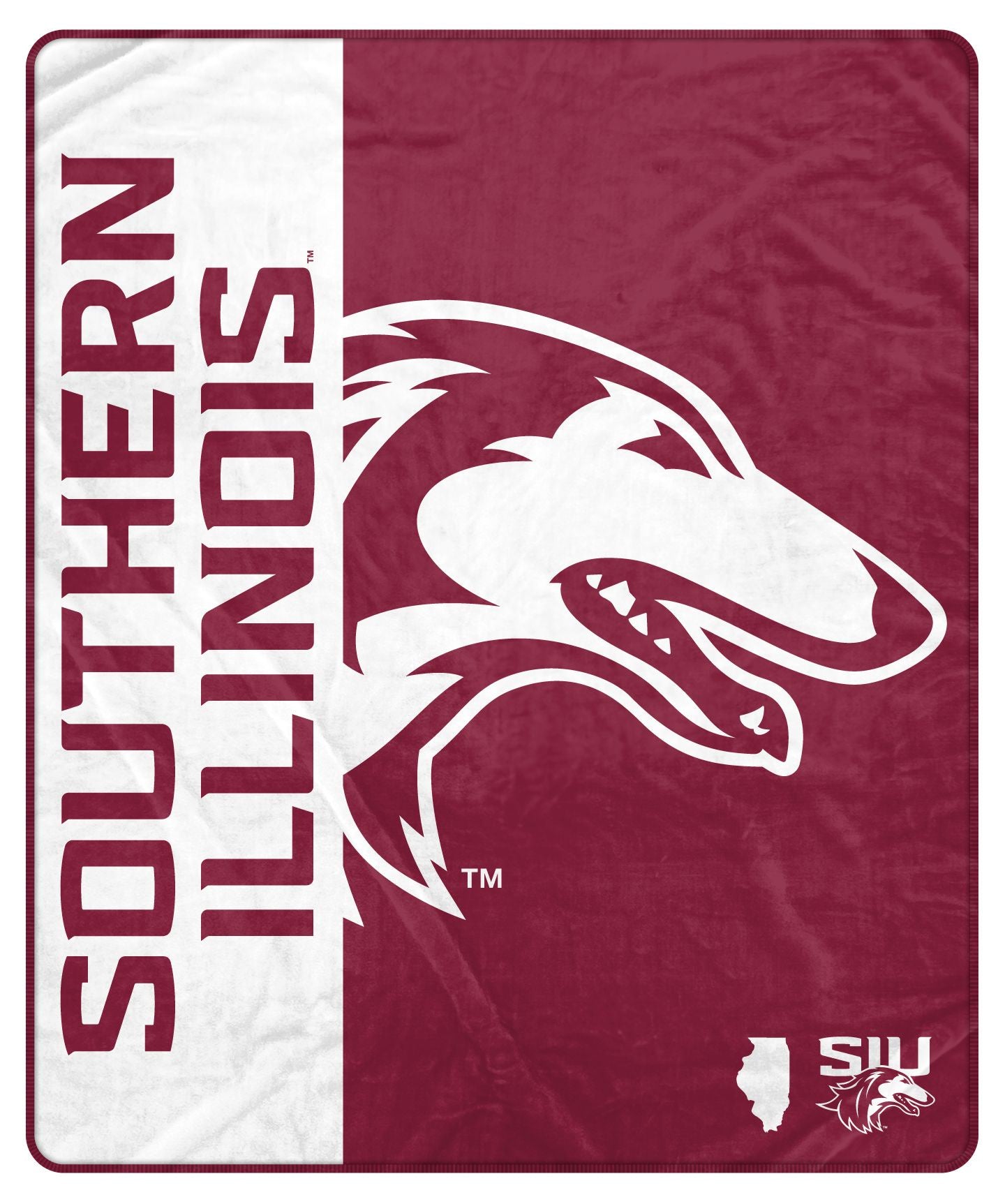 NCAA Endzone Ultra Soft Tailgate Throw