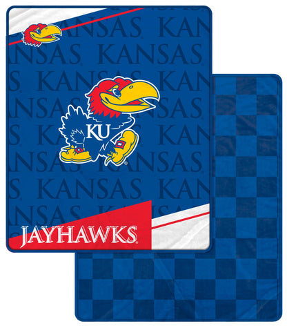 NCAA Diagonal Ghost Checker 60x70 Blanket