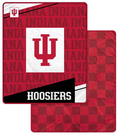 NCAA Diagonal Ghost Checker 60x70 Blanket