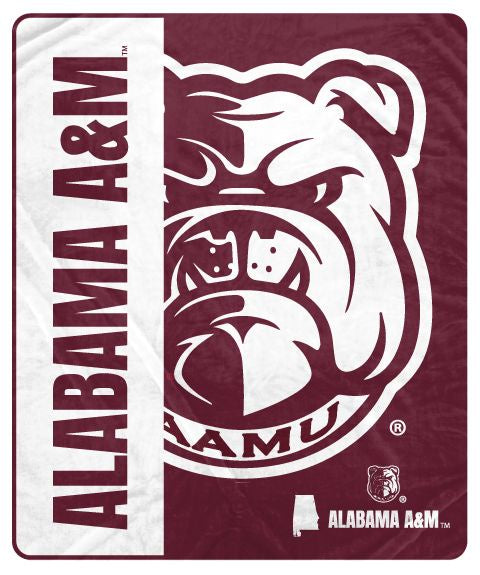 NCAA Endzone Ultra Soft Tailgate Throw