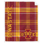 NCAA Playmaker Plaid Ultra Cozy Sherpa Throw