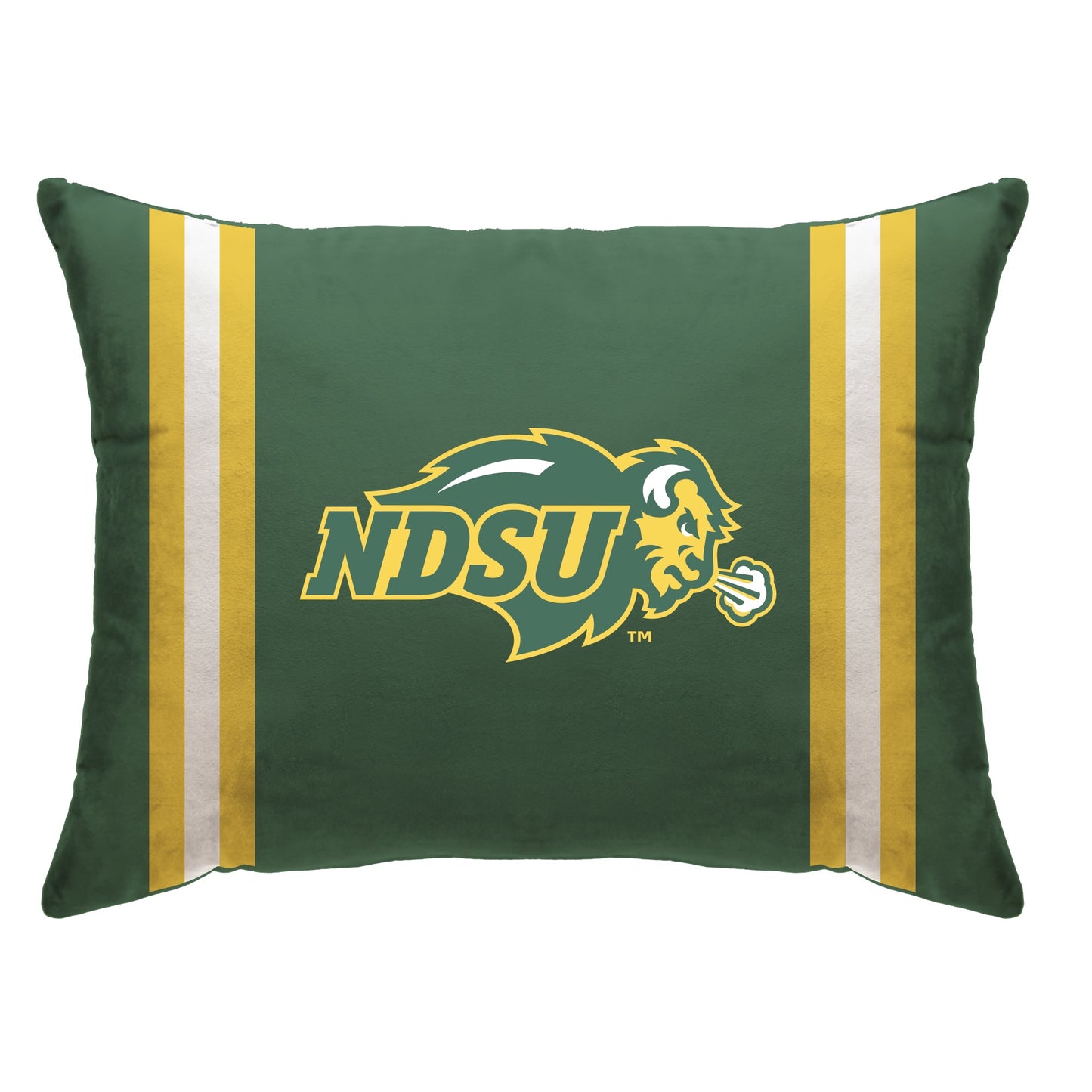 NCAA Standard Stripe Logo Bed Pillow