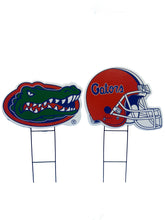 Load image into Gallery viewer, NCAA Logo and Helmet 2 Pack Yard Sign Set
