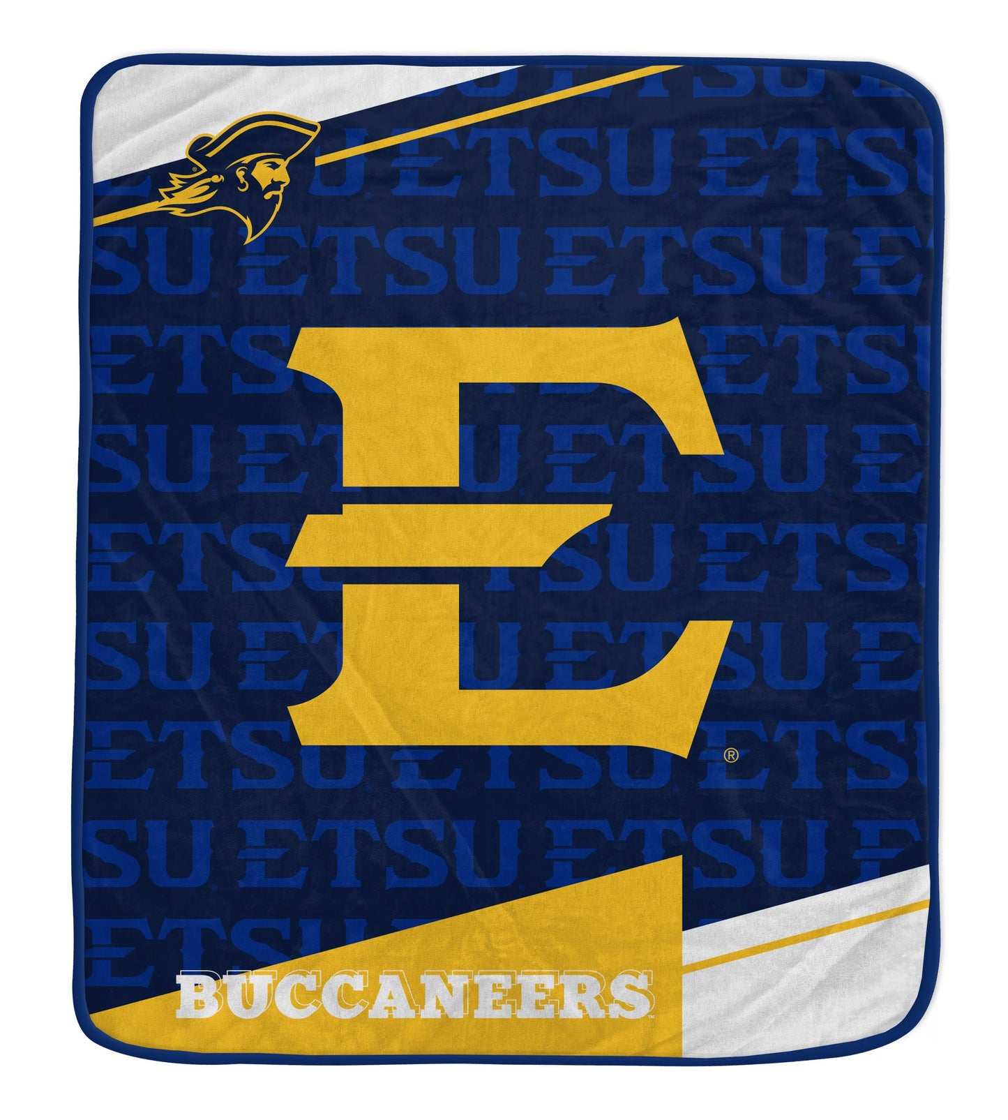 NCAA Diagonal Ghost Ultra Soft 50x60 Blanket