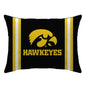 NCAA Standard Stripe Logo Bed Pillow