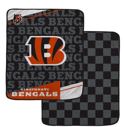 NFL Diagonal Ghost Checker 60x70 Blanket