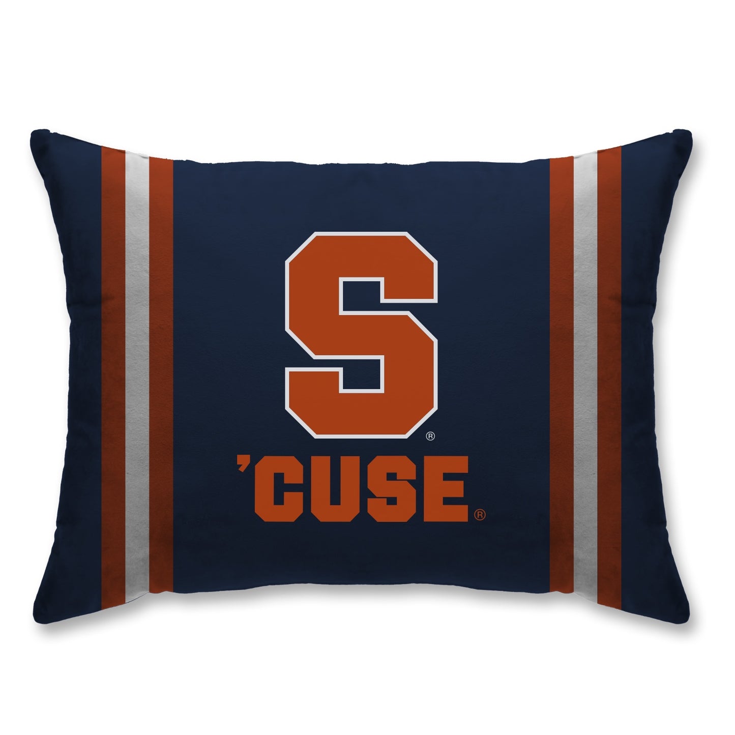 NCAA Standard Stripe Logo Bed Pillow