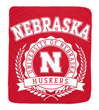 Load image into Gallery viewer, NCAA University Crest 50x60 Ultra Soft Blanket
