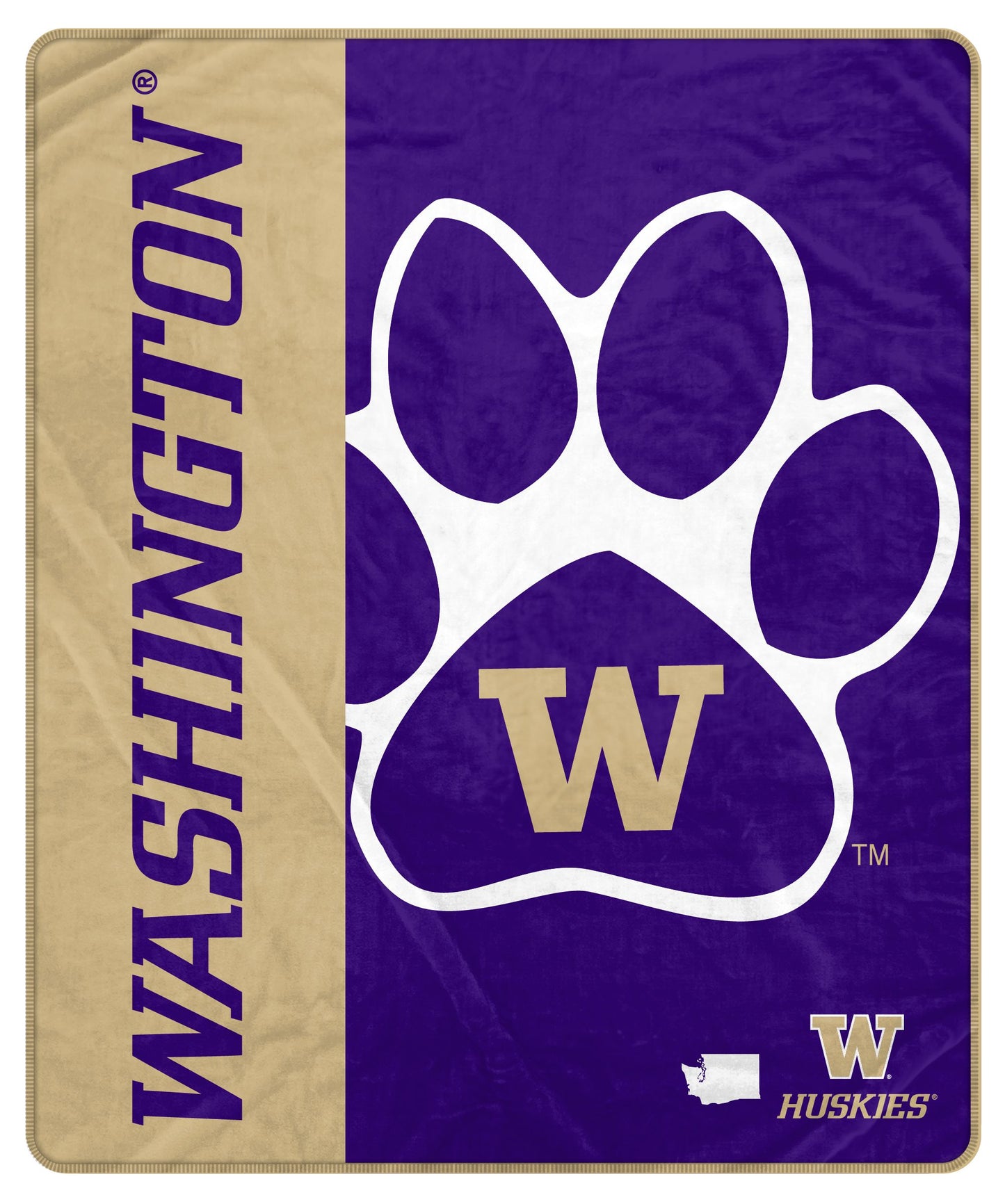 NCAA Endzone Ultra Soft Tailgate Throw