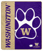 NCAA Endzone Ultra Soft Tailgate Throw