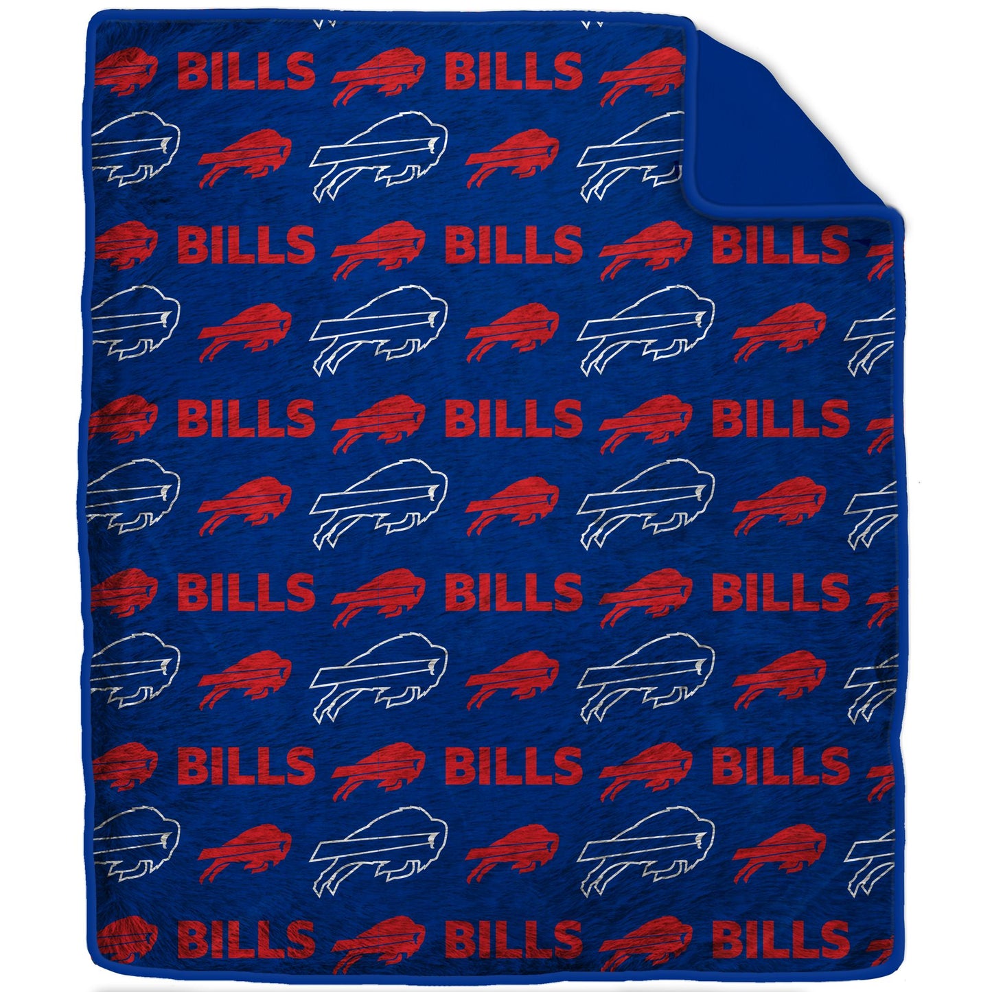 NFL Tonal Wordmark 60x70 Faux Fur Blanket