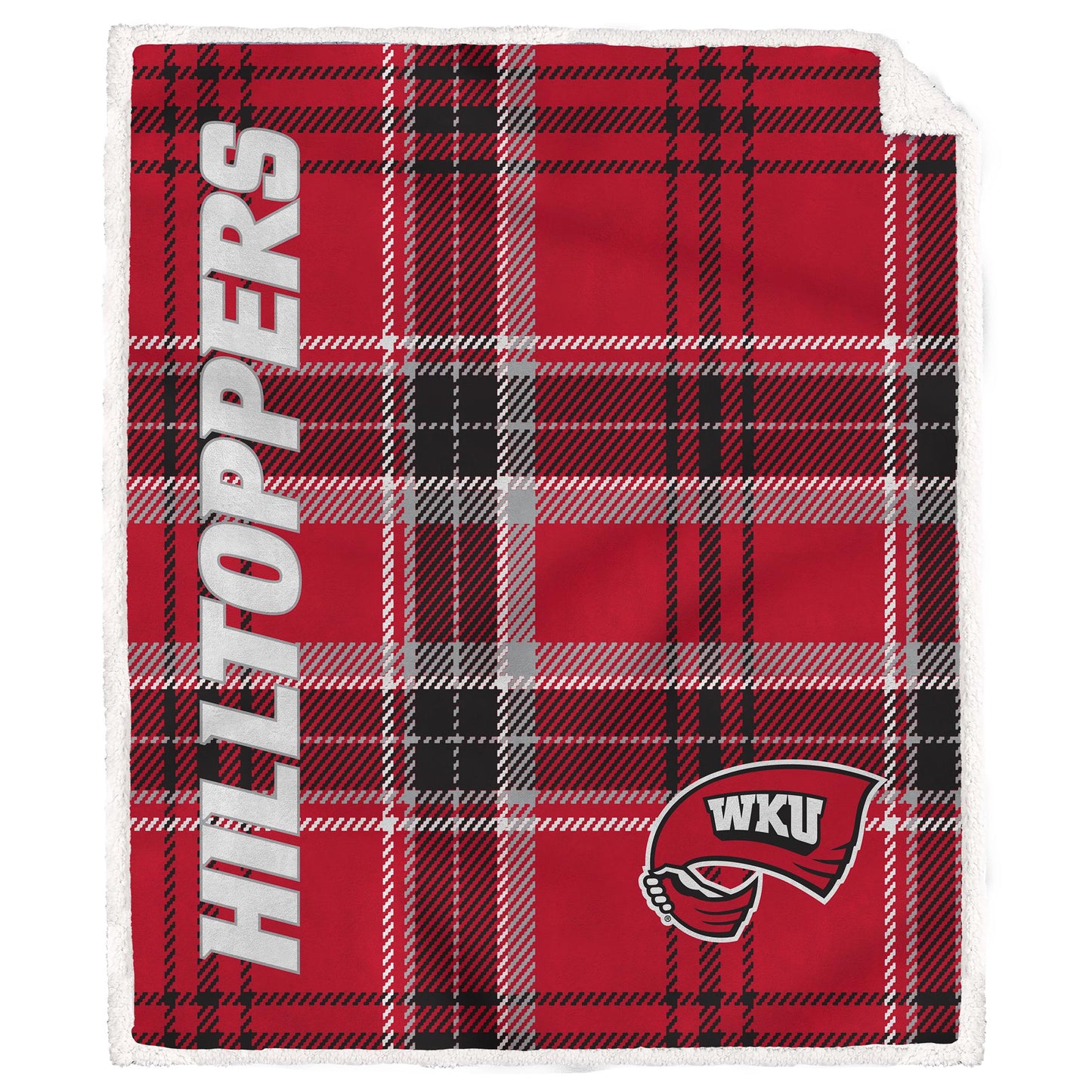 NCAA Playmaker Plaid Ultra Cozy Sherpa Throw