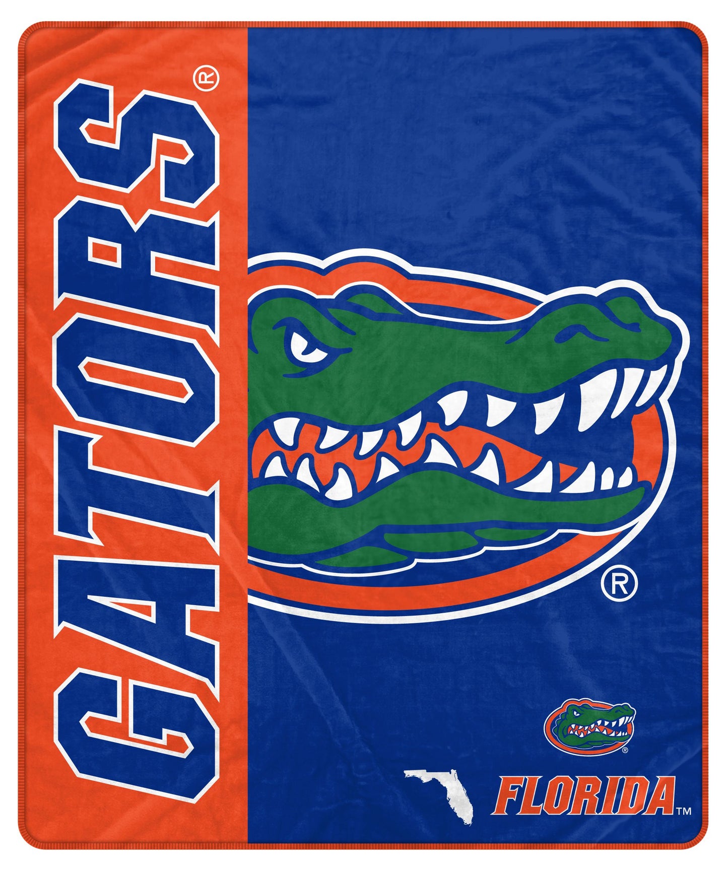 NCAA Endzone Ultra Soft Tailgate Throw