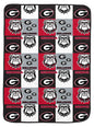NCAA Graphic Grid 66x95 Oversized Blanket