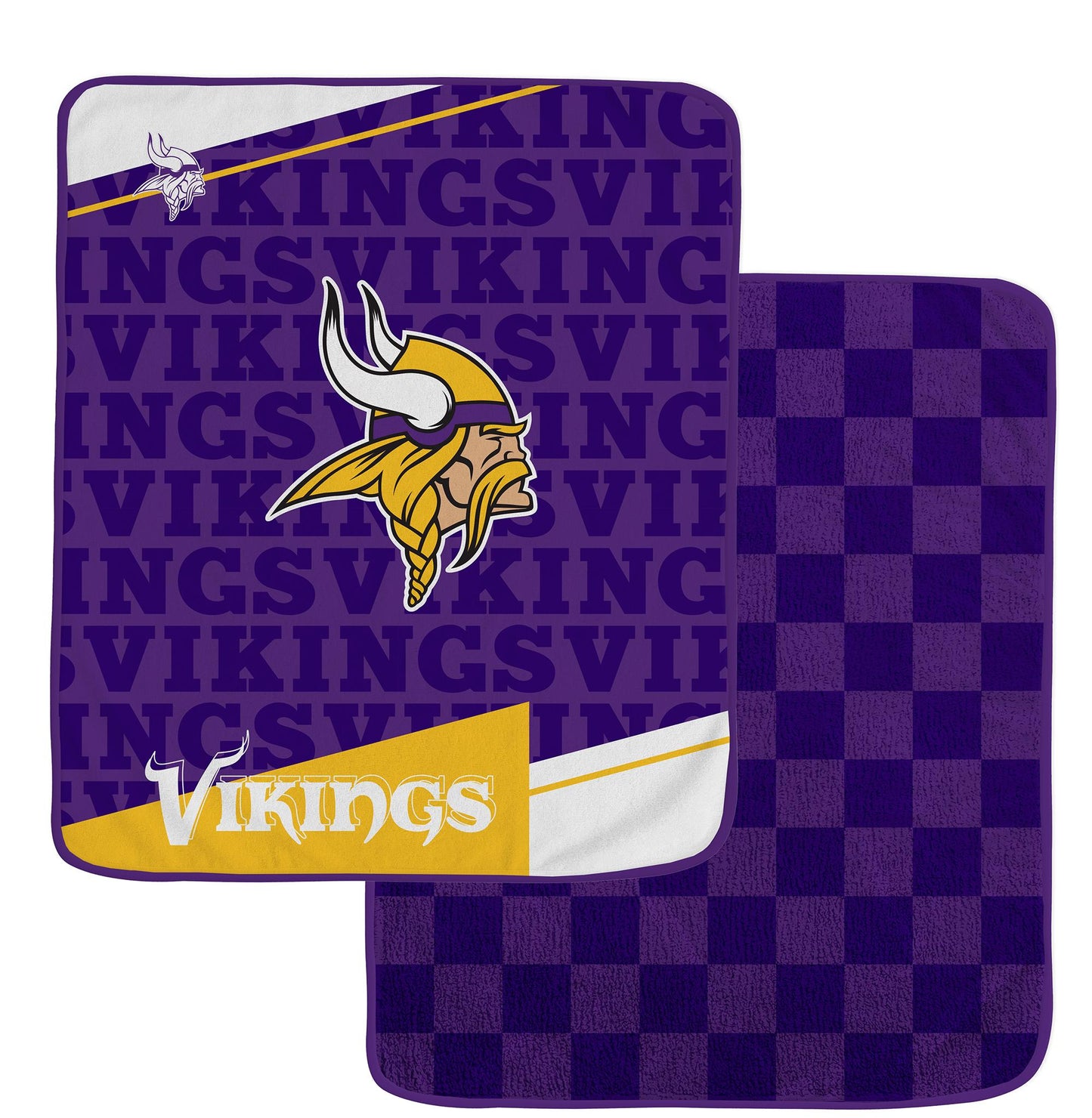 NFL Diagonal Ghost Checker 60x70 Blanket