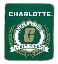 Load image into Gallery viewer, NCAA University Crest 50x60 Ultra Soft Blanket
