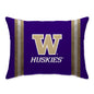 NCAA Standard Stripe Logo Bed Pillow