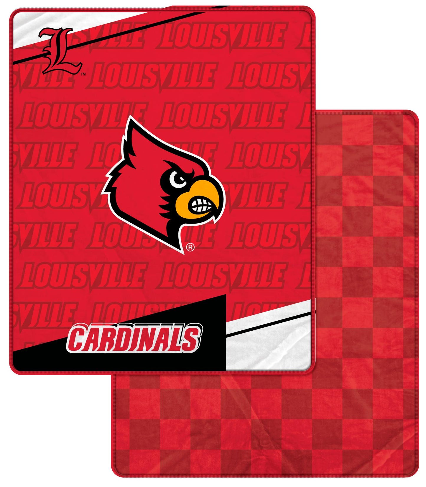 NCAA Diagonal Ghost Checker 60x70 Blanket