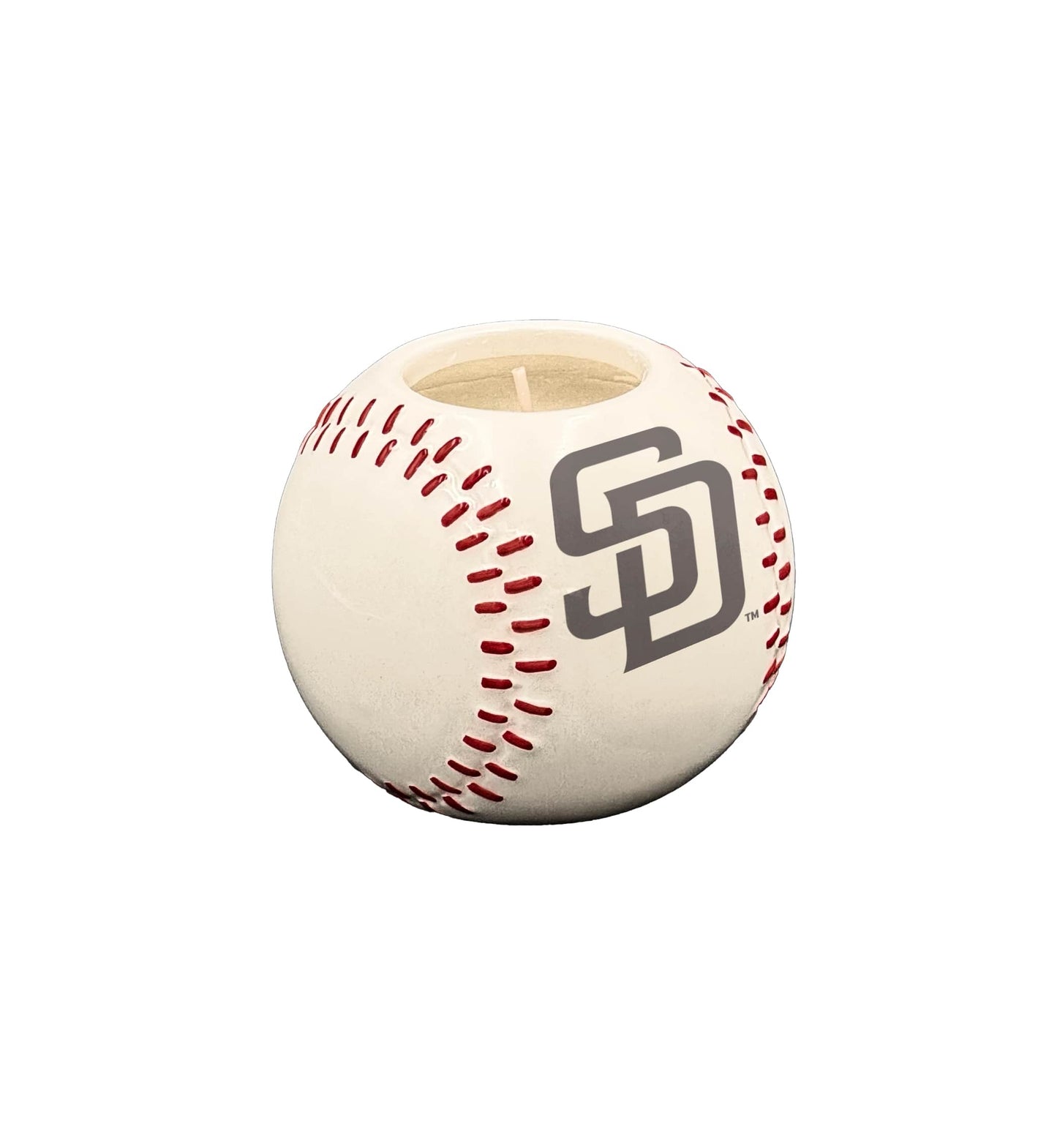 MLB Ceramic Baseball Honey Vanilla 8oz Candle