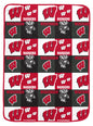 NCAA Graphic Grid 66x95 Oversized Blanket