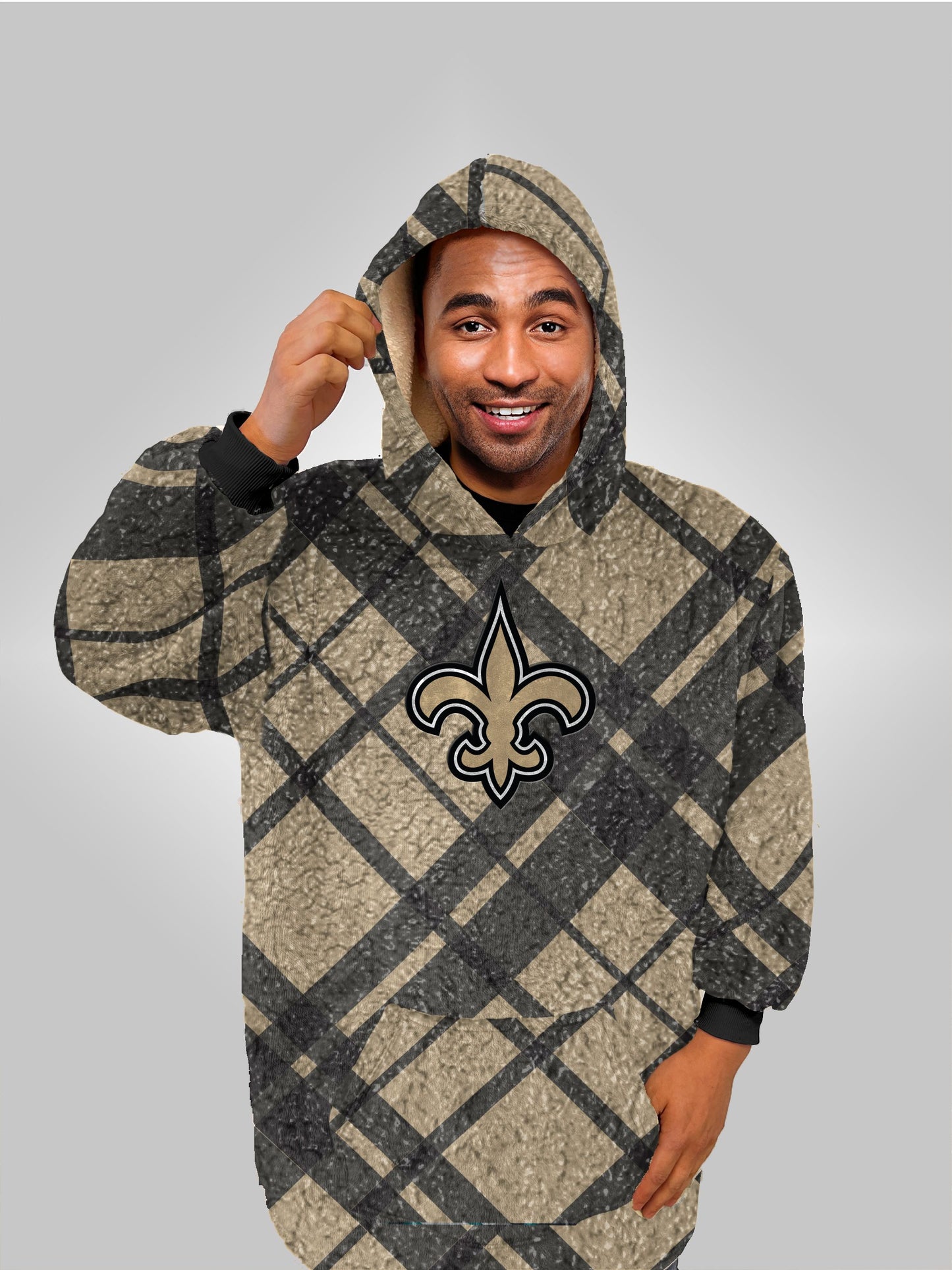 NFL Digital Dash Sherpa Hooded Fan Cape