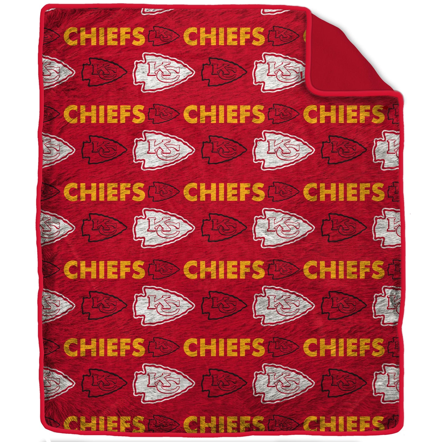 NFL Tonal Wordmark 60x70 Faux Fur Blanket
