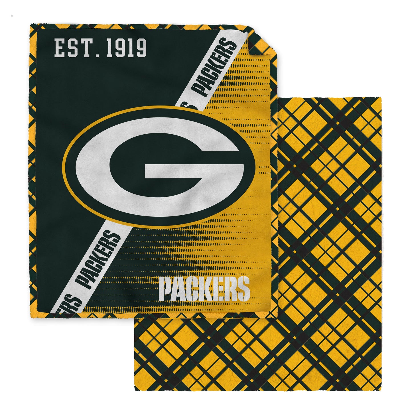 NFL Digital Dash 2 Sided Checkered 60x80 Blanket