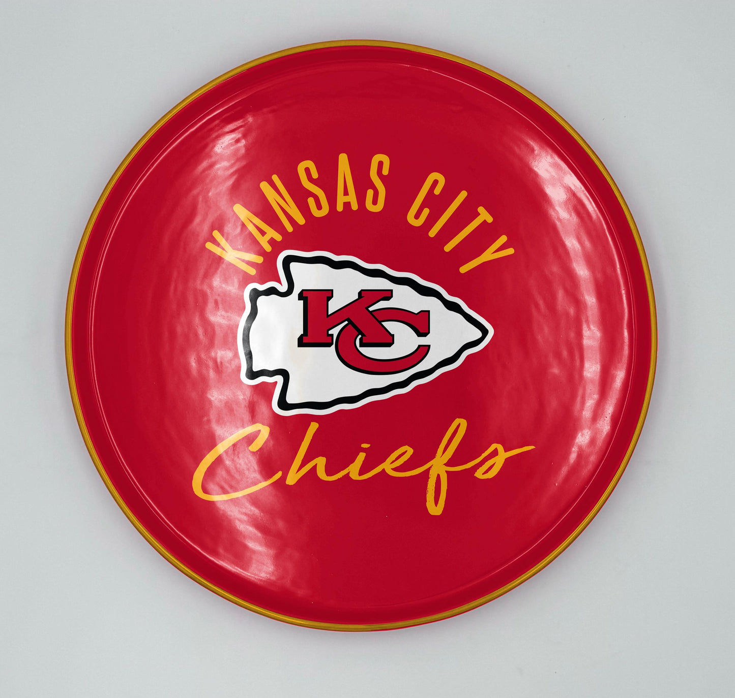 NFL Script Logo 14" Round Serving Tray