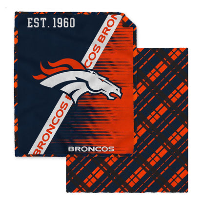 NFL Digital Dash 2 Sided Checkered 60x80 Blanket