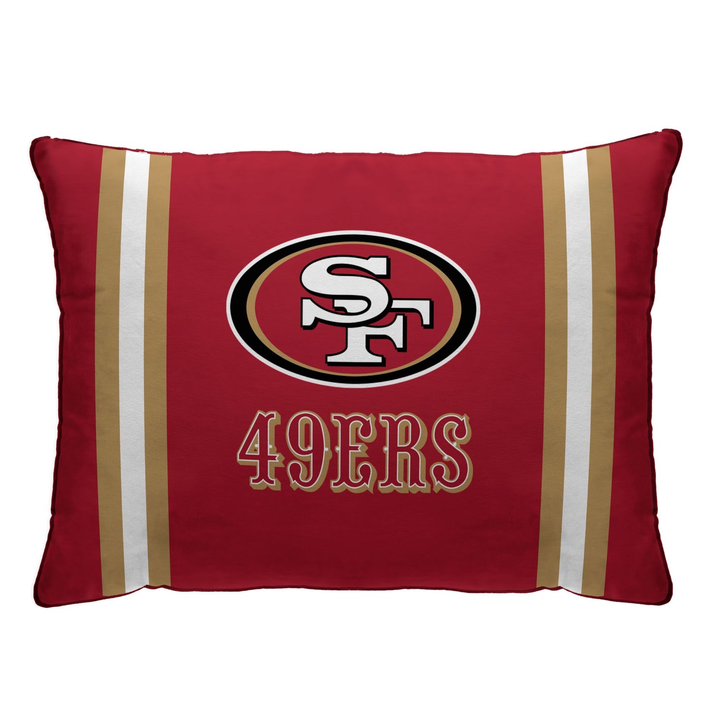 NFL Standard Logo Stripe Bed Pillow