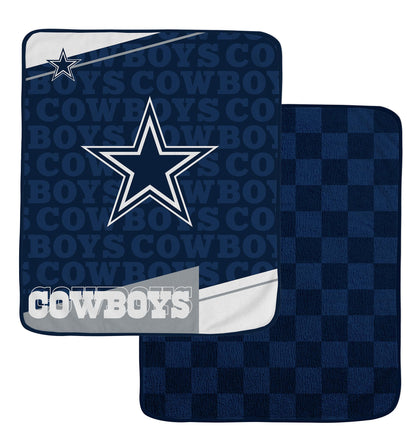 NFL Diagonal Ghost Checker 60x70 Blanket