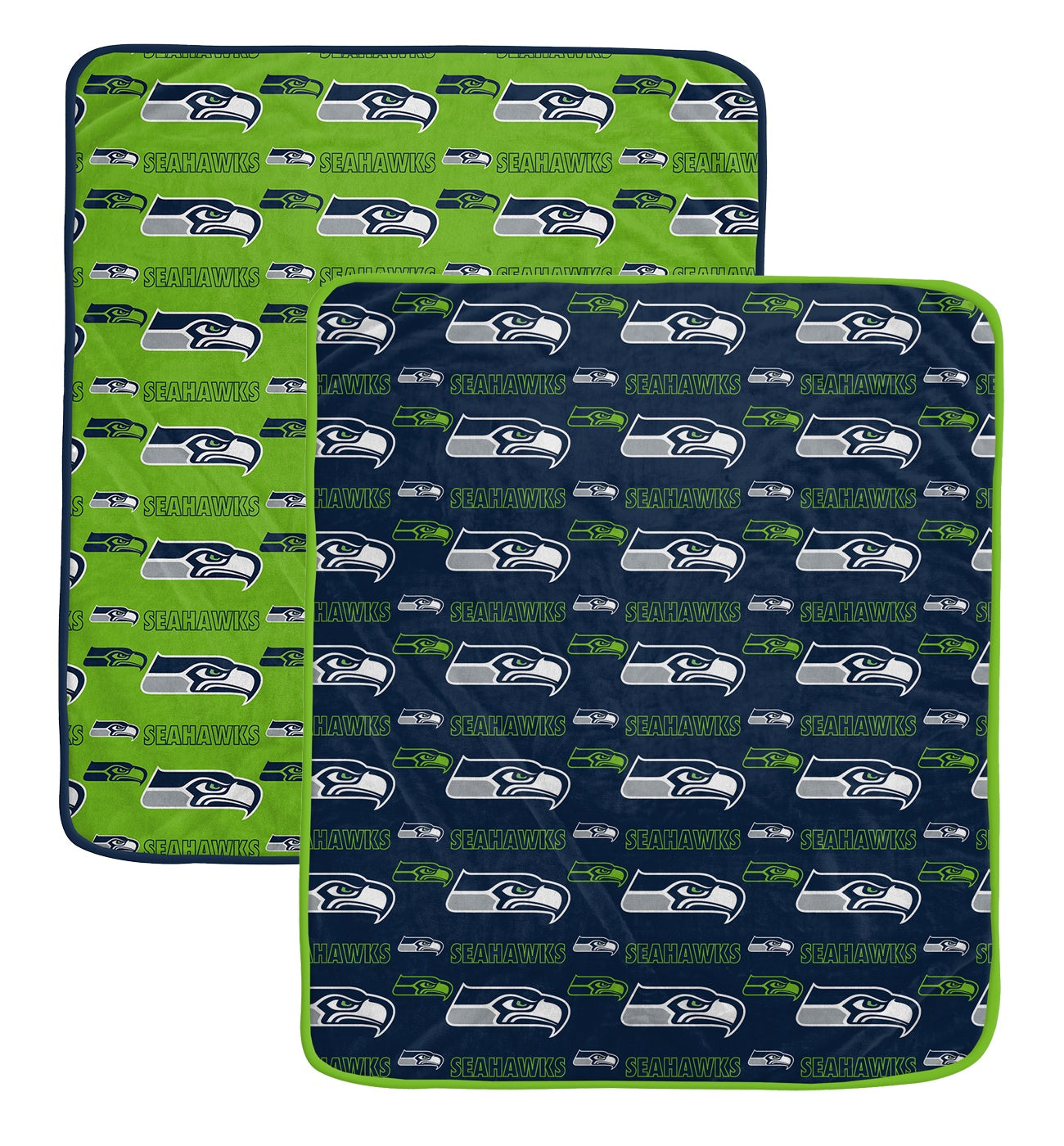 NFL Home & Away Logo Roll 60x70 2 Pack Blanket Set