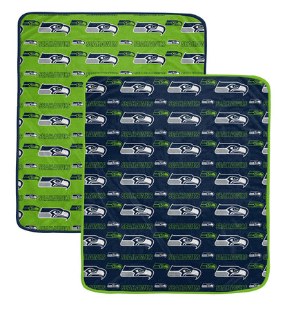 NFL Home & Away Logo Roll 60x70 2 Pack Blanket Set