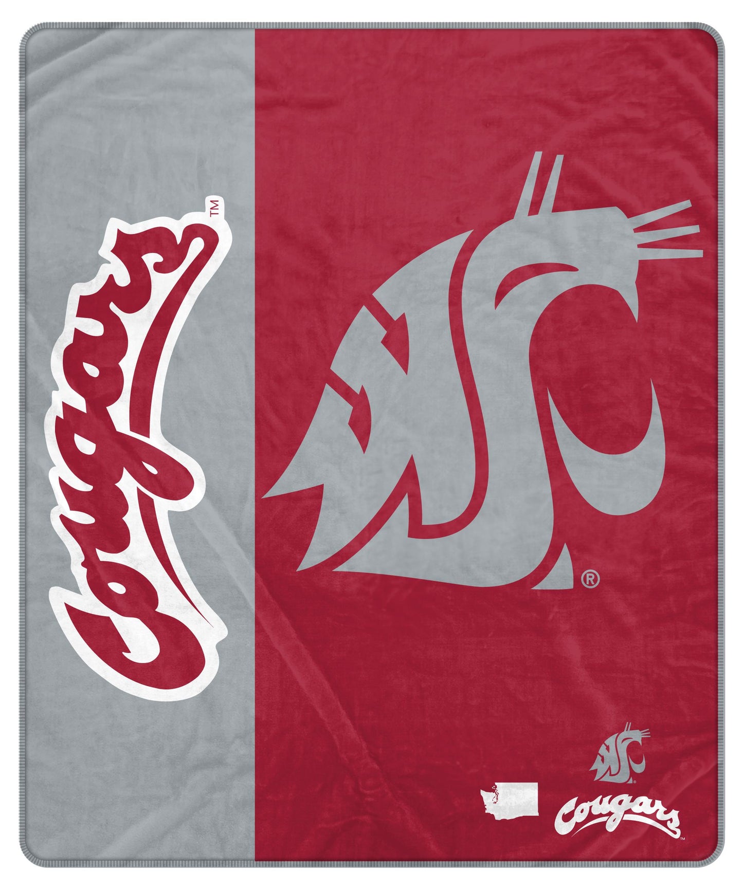 NCAA Endzone Ultra Soft Tailgate Throw