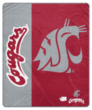 Load image into Gallery viewer, NCAA Endzone Ultra Soft Tailgate Throw
