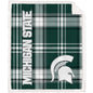NCAA Playmaker Plaid Ultra Cozy Sherpa Throw