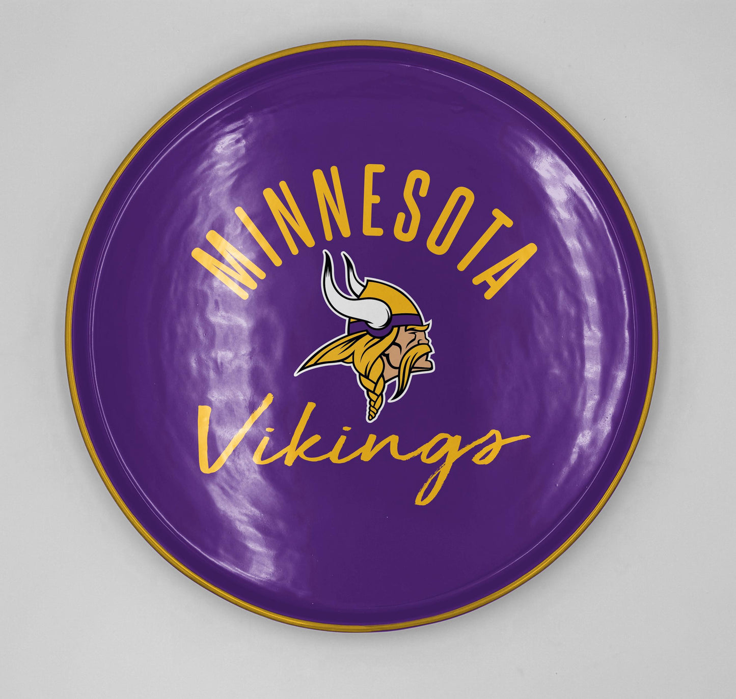 NFL Script Logo 14" Round Serving Tray