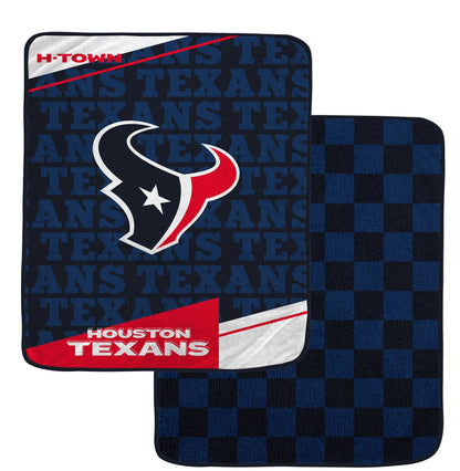 NFL Diagonal Ghost Checker 60x70 Blanket