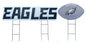 NFL Wordmark & Football 3 Pack Yard Sign Set