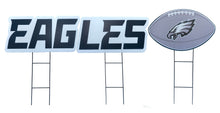 Load image into Gallery viewer, NFL Wordmark &amp; Football 3 Pack Yard Sign Set
