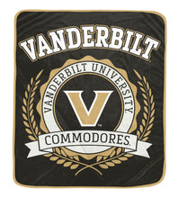 Load image into Gallery viewer, NCAA University Crest 50x60 Ultra Soft Blanket
