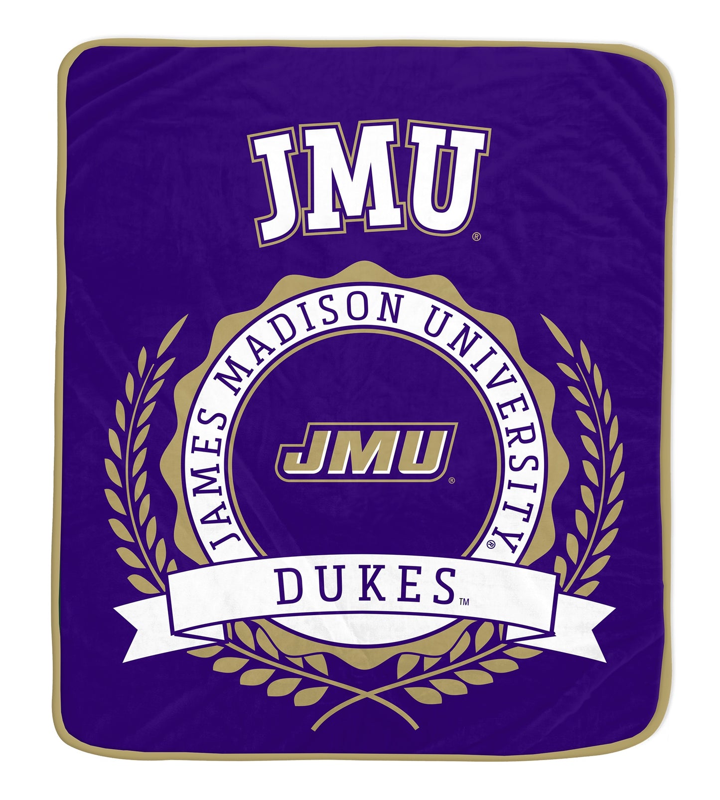 NCAA University Crest 50x60 Ultra Soft Blanket