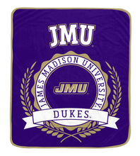 Load image into Gallery viewer, NCAA University Crest 50x60 Ultra Soft Blanket
