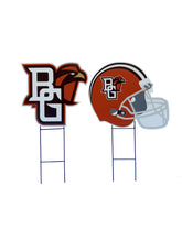 Load image into Gallery viewer, NCAA Logo and Helmet 2 Pack Yard Sign Set
