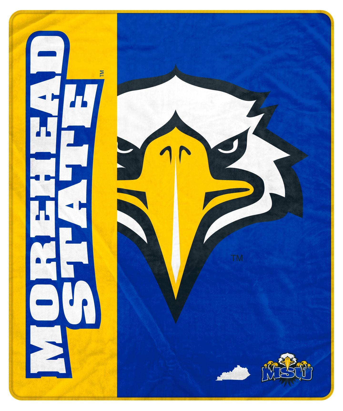 NCAA Endzone Ultra Soft Tailgate Throw