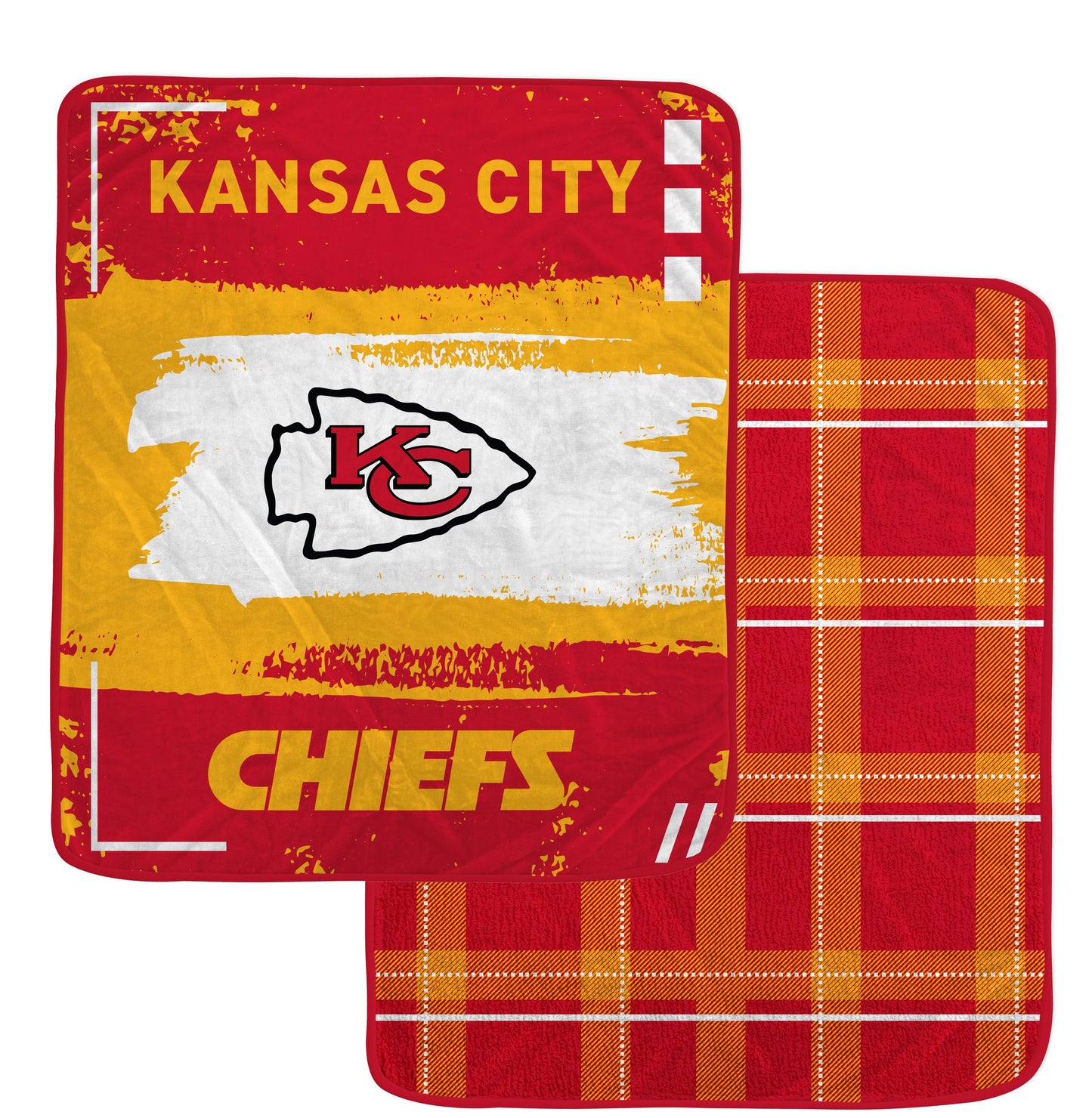 NFL Distressed Brush 2 Sided Ultra Cozy 60x70 Blanket