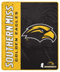 NCAA Endzone Ultra Soft Tailgate Throw