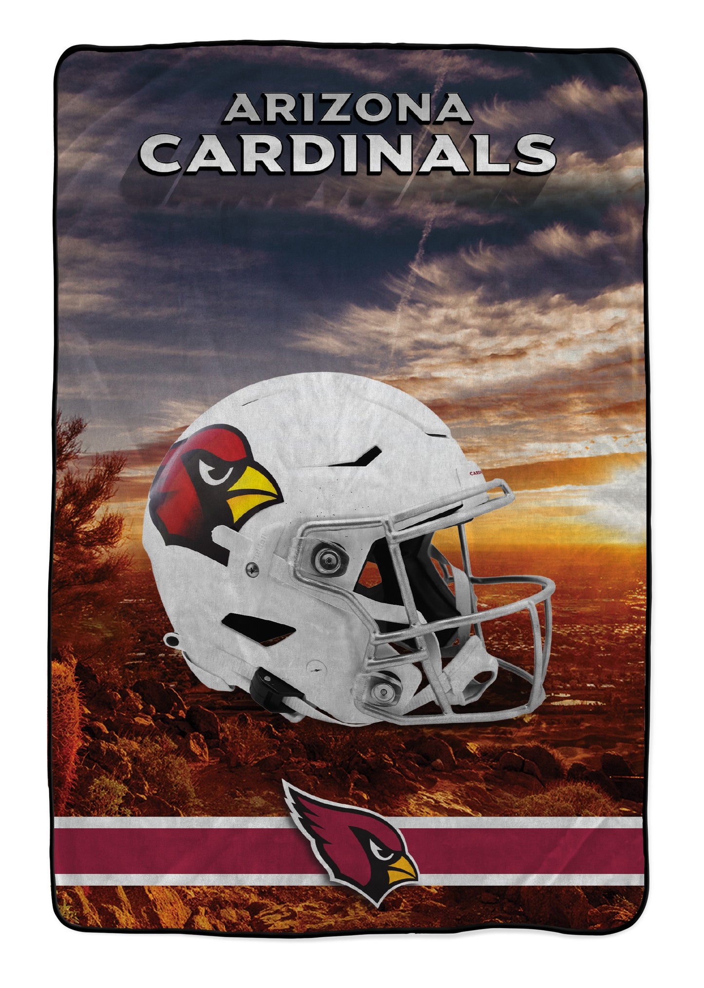 NFL Skyline Series Helmet 66x95 Oversized Blanket