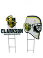 NCAA Logo and Helmet 2 Pack Yard Sign Set